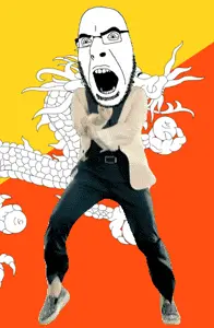 cobson, angry, animated, bhutan, country, dance, dragon, flag, gangnam style, glasses