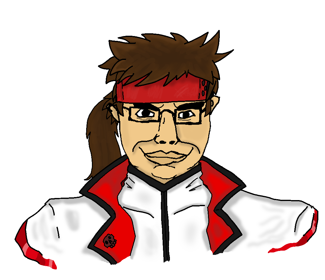 order sol, sol badguy, chudjak, chudjak front, nuurumoji, bone, bones, brown hair, clothes, glasses