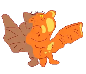 198178 - soybooru.com - grey_skin teeth sharp_teeth 1soyjaks looking_at_you impish_soyak_ears open_mouth gray_fur creature no_stubble wings transparent_background bat flying animal_ears peter_(user) glasses animal anima.png