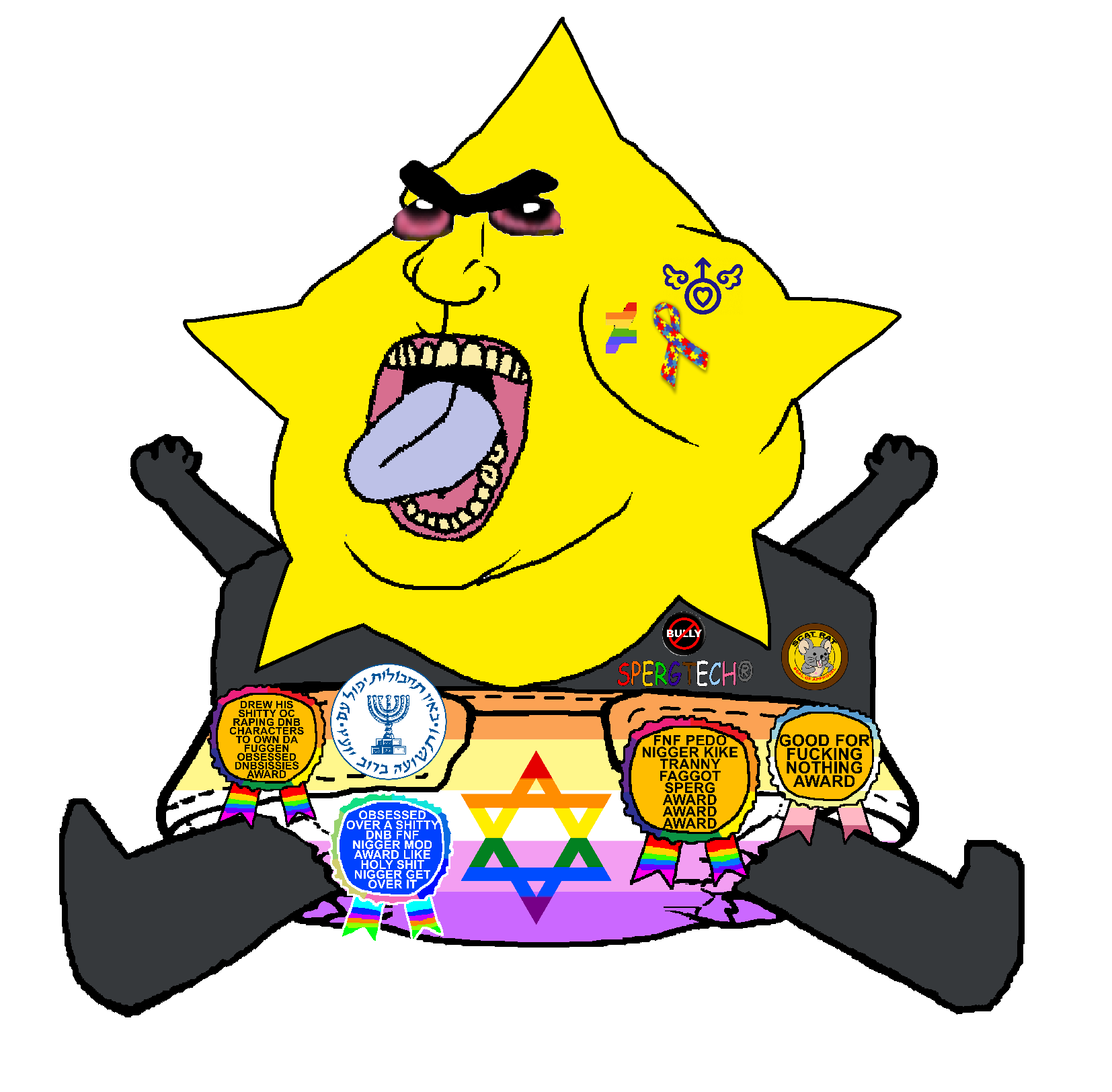 esl fnf pedo, meximutt, pissbaby, aspergers, assburgers, autism, autist, autist drama, autist tranny, autistic assburger self insert