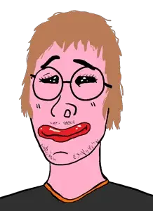 mulletjak, mulletfoid, femjak, foidjaks, blush, brown hair, female, femboy, glasses, ground