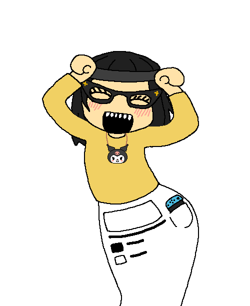 soychang, soytan, animated, arm, asia, asian, asian female, beanie, blush, caramelldansen