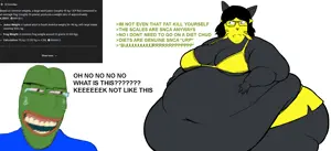 pepe, cobson, feraljak, female feraljak, nucob, femjak, oh my god she is so attractive, 2soyjaks, amphibian, angry
