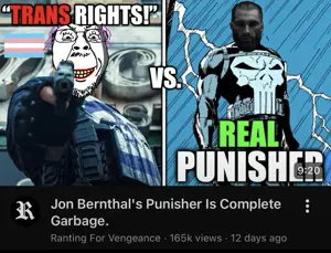 gigachad, bernd, troonjak, gun, holding gun, holding object, punisher, thumbnail, tranny, trans