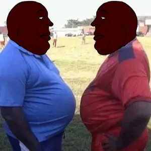alicia, belly, black skin, brown skin, clothes, edit, fat, how to tag this, looking at each other, nigger
