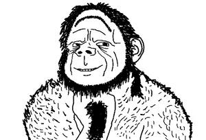 Thinking big foot neanderthal.png