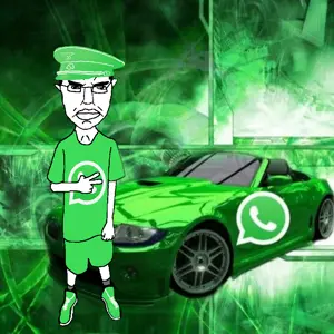 Unbothered whatsapp chud with whatsapp car.png