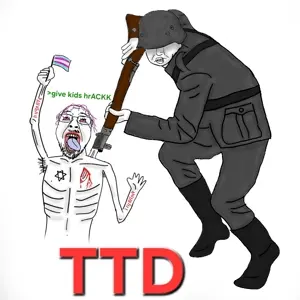 136516 - soybooru.com - art bayonet belt bernd bernd_schmidt blood boots chud chudjak closed_mouth clothes cut_scars drawing dying fag faggot glowing grey helmet holding_flag holding_object nazi_g.jpg