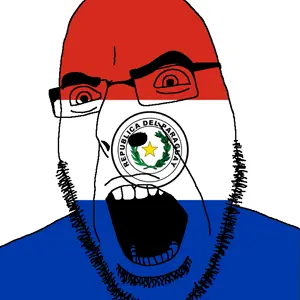 cobson, angry, country, flag, glasses, open mouth, paraguay, soyjak, spanish text, star