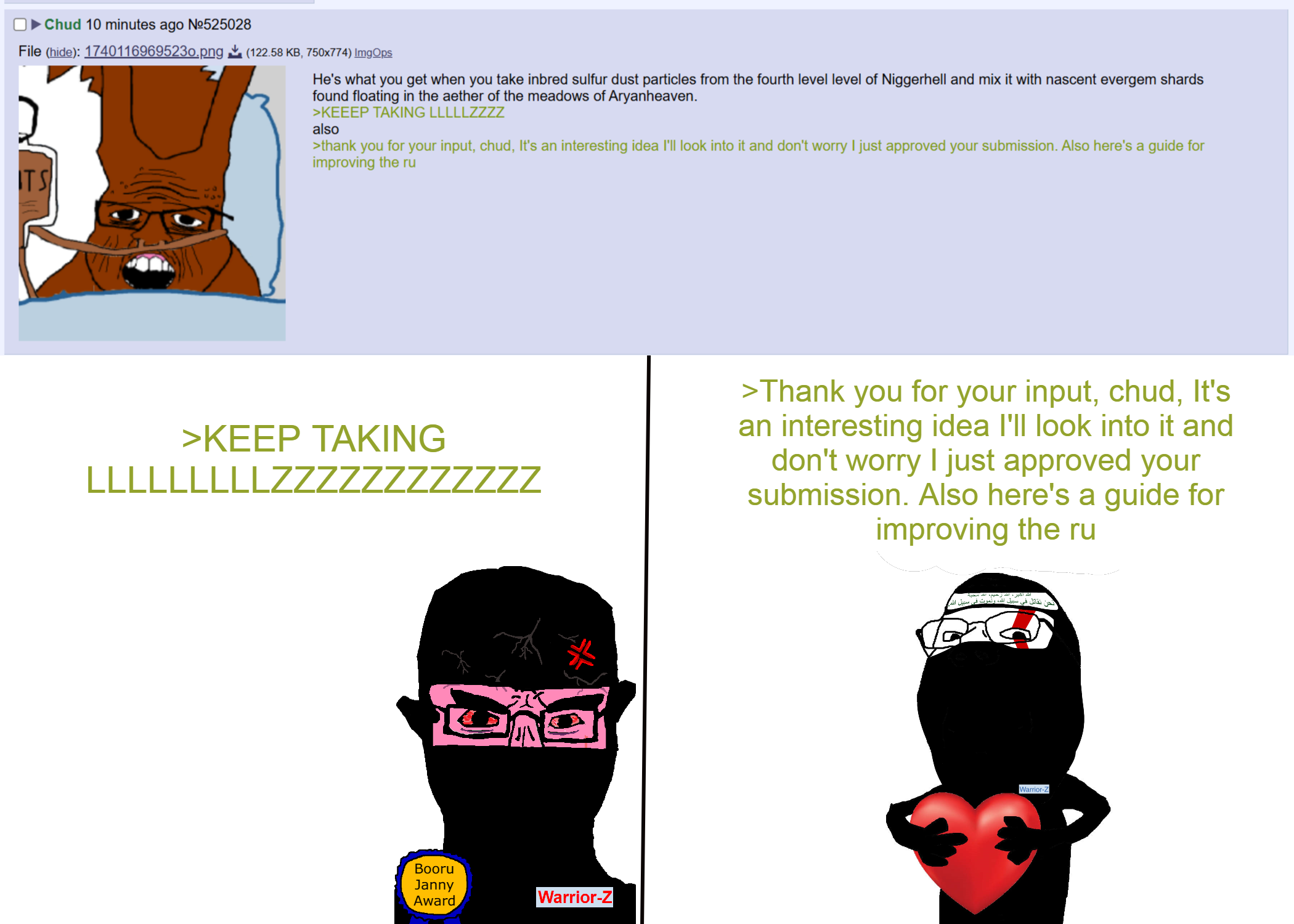 kratos, chudjak, feraljak, gapejak, chudjak front, feralsquirrel, wholesome soyjak, squirreljak, anger mark, angry