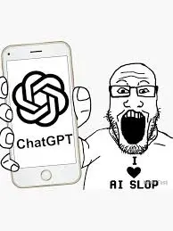 markiplier soyjak, anti ai, bald, chatgpt, glasses, holding object, holding phone, i love, looking at you, open mouth