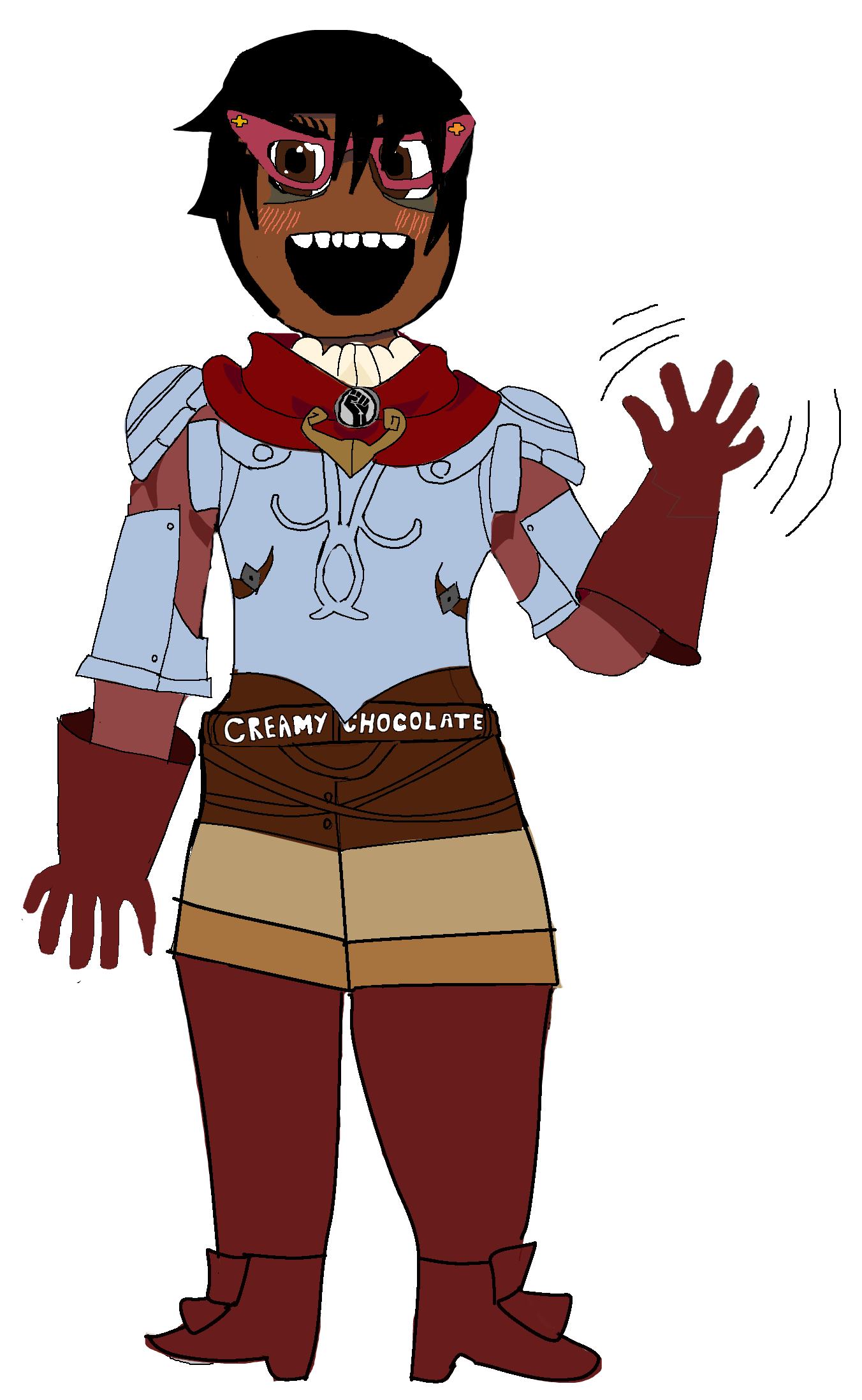 soyniqua, soytan, a black women is speaking listen and learn, armor, berserk, black hair, black skin, bleached, casca, cowgirl