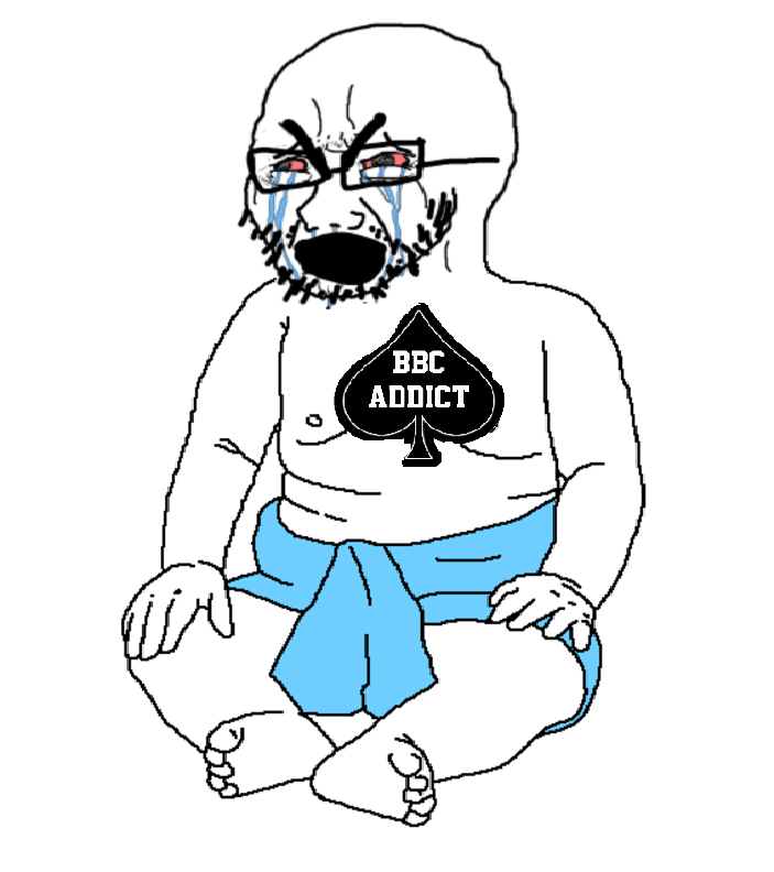 cryboy soyjak, arm, baby, bloodshot eyes, bushy eyebrows, crying, full body, glasses, hands, leg