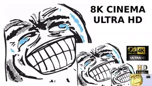 /v/, 4chan, 4chan meme, kekking, laughing, meme, never ever, oh no no no, tear, teeth