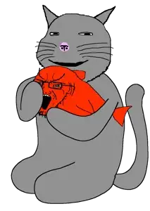 massmeowjak enjoys his meal ALIVE.png