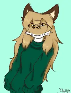 averi, gapejak, wholesome soyjak, fiddleafox, fox, furry, glasses, pro-furry, stubble