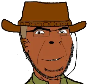 cobson, alternate, australian, brown skin, clothes, ear, glasses, hat, smile, smug