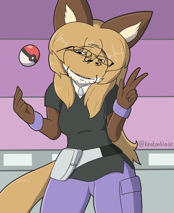 averi, gapejak, wholesome soyjak, animal ears, clothes, fiddleafox, fingers, forehead lines, fox, furry