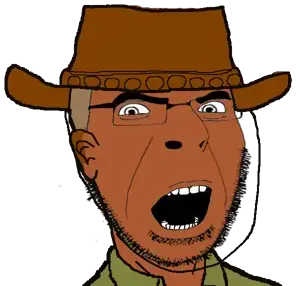 australian shitposter, cobson, alternate, aussie, australian, brown skin, clothes, ear, glasses, hat