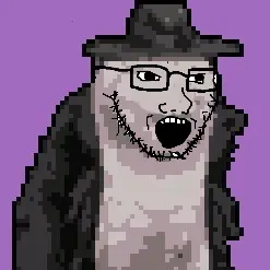 soyak, clothes, glasses, hat, nft, open mouth, soyjak, stubble