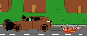 soyniqua, soytan, alicia, femjak, balls, bbc, blood, breasts, brown skin, car