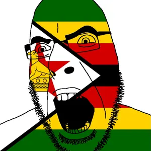 cobson, angry, country, flag, glasses, open mouth, soyjak, stubble, zimbabwe, zimbabwae