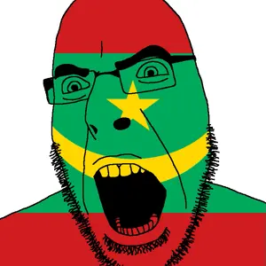 cobson, angry, country, flag, glasses, mauritania, open mouth, soyjak, stubble, mauritania