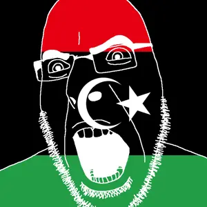 cobson, angry, black background, country, flag, glasses, libya, open mouth, soyjak, stubble