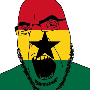 cobson, angry, country, flag, ghana, glasses, open mouth, soyjak, stubble, ghana