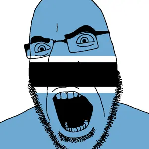 cobson, angry, botswana, country, flag, glasses, open mouth, soyjak, stubble, botswana