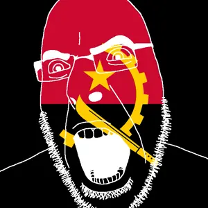 cobson, angola, angry, country, flag, glasses, open mouth, soyjak, stubble, angola