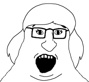 pissluffare, pissluffoidre, foidjaks, bushy eyebrows, eyebrows, eyelashes, female, glasses, hair, looking down