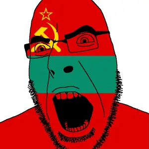 cobson, angry, communism, country, flag, glasses, hammer, hammer and sickle, open mouth, sickle