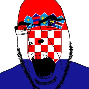cobson, angry, animal, country, crescent, croatia, crown, flag, glasses, goat