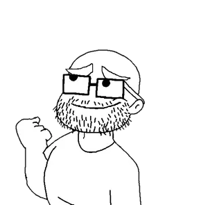 sparkson, unknown, almost full body, bald, glasses, nuvariant, saberspark, stubble, tranny artstyle, transparent background