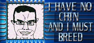 chudjak, chudjak front, ear, glasses, hair, i have no mouth and i must scream, looking at you, smile, smug, soyjak