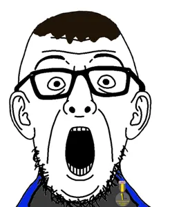 jake, bimmyjak, natejak, 1 year on bald men with glasses website, 1soyjak, beard, clothes, ear, eyes, hair