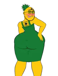 weirdpenis, black owned, butt, crossdressing, flushed, glasses, queen of spades, small penis, spade, pineapple