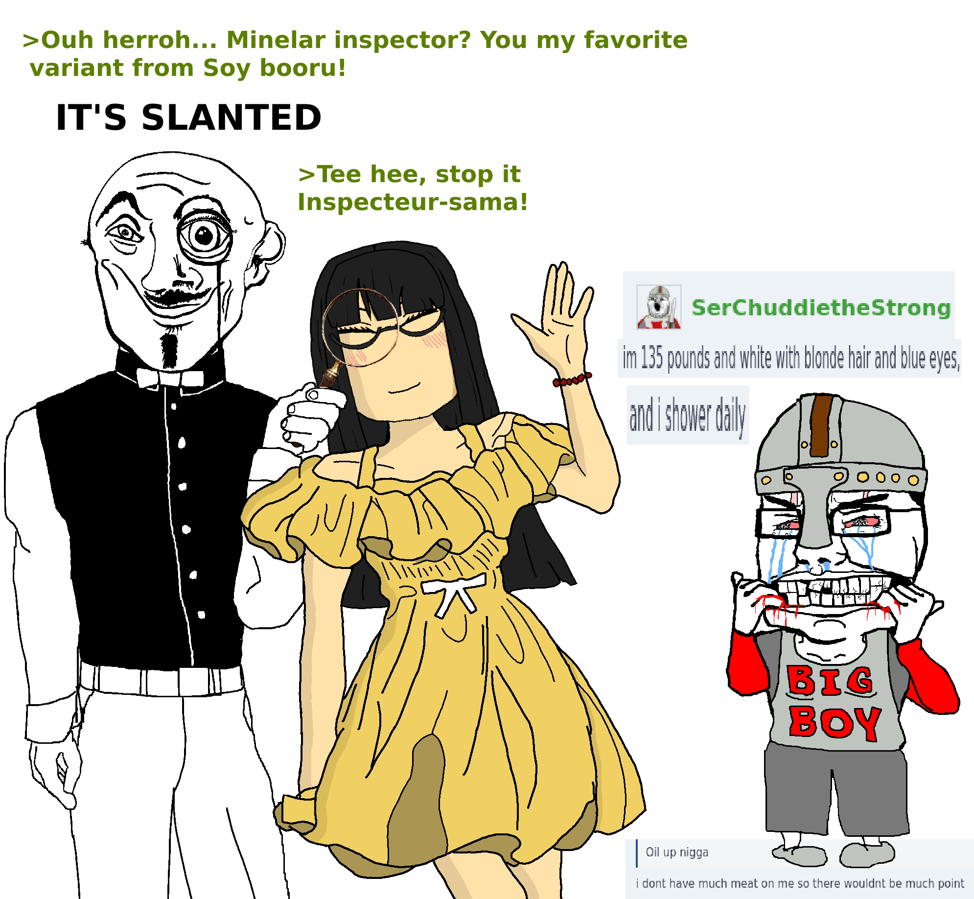 soychang, soytan, chudjak, danny yn, big-boy, mineral inspecteur, almost full body, arm, armor, asian