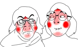 femson and femferal trying not to laugh white bg.png