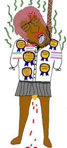 rin tezuka, markiplier soyjak, neocarbjak, slopjak, ack, ack!, anime, armless, award, cleavage