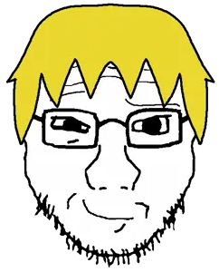 nate higgers, soyak, soyak front, natejak, blonde hair, closed mouth, eyebrows, front view, glasses, hair