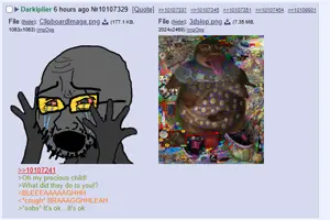 cryboy soyjak, jeetmunculus, soyak, unknown, slopjak, geggy screenshots, sharty greentexts, autism, award, bloodshot eyes