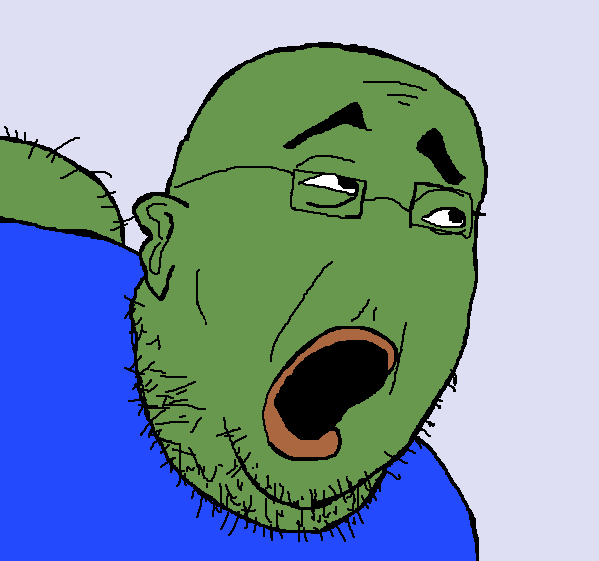 tillkrannies, nikocado avocado, pepe, cadojak, cadofag, amphibian, animal, big lips, blue shirt, butt
