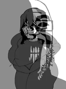 jakartson, markiplier soyjak, soyak, 2soyjaks, bald, black and white, cigarette, cigarettes, closed mouth, fat