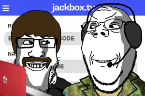 lee goldson, gapejak, markiplier soyjak, wholesome soyjak, are you soying what im soying, 2soyjaks, brown hair, clothes, computer, country