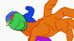 gapejak, wholesome soyjak, colorjak, arm, glasses, hands, punch, smile, soyjak