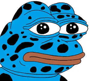 pepe, amphibian, animal, big lips, black skin, blue skin, frog, lips