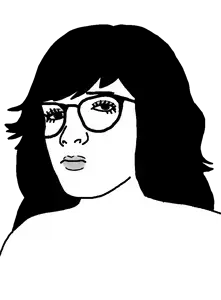 soyquote, femquote, foidjaks, aliased, black hair, black lips, body, closed mouth, eyebrows, eyelashes