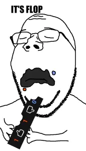 gapejak, wholesome soyjak, its over, 1soyjak, bald, closed eyes, closed mouth, eating, fat, front view